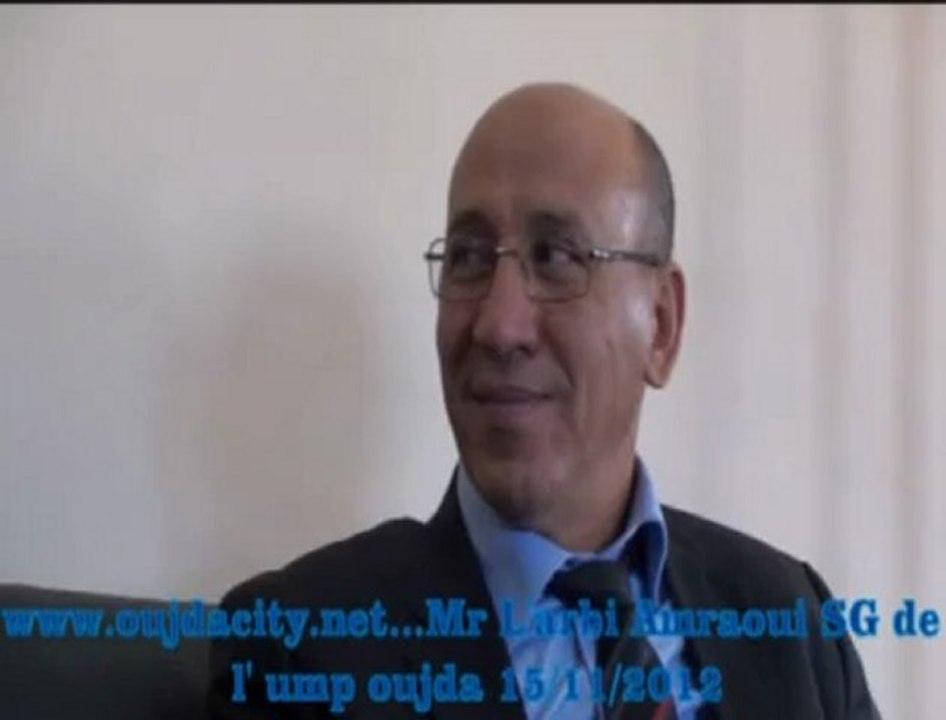 L'arbi Amraoui  secretaire General de l'université mohammed premier a oujda