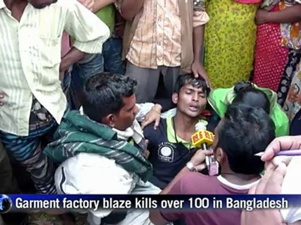 Garment factory blaze kills 110 in Bangladesh