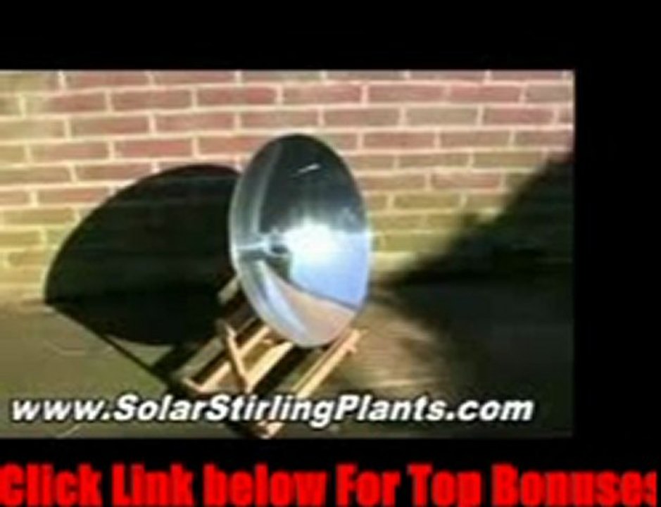 www.SolarStirlingPlant.com | Solar Stirling Plant Review + Bonus