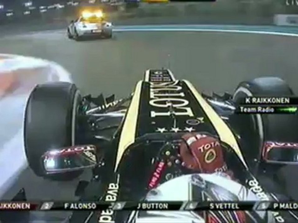 Abu Dhabi GP 2012 Kimi Raikkonen Team Radio Funny