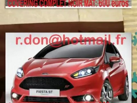 Ford Fiesta, Ford Fiesta, essai video Ford Fiesta, covering Ford Fiesta, Ford Fiesta noir mat