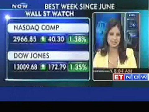 Wall Street posts best weekly gains since June