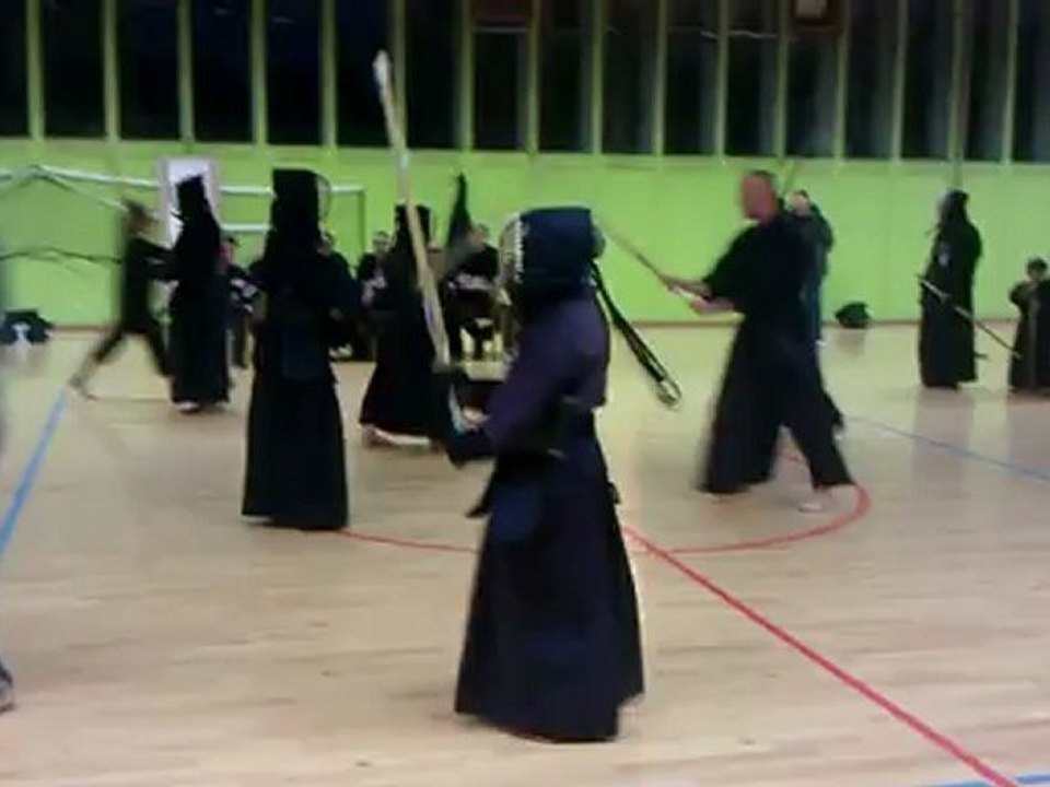 KENDO : Stage Lyon 24/11/12 Yann Gilles Franck