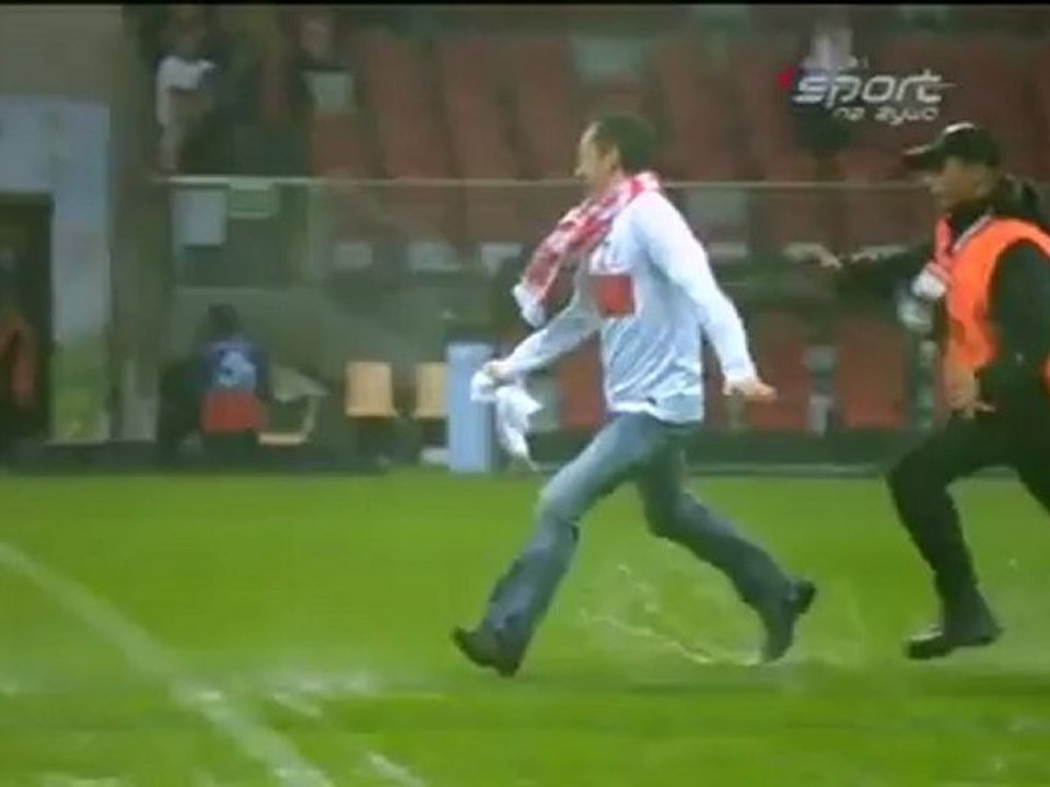 la joie d'un supporter de football