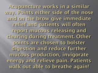 No more face-ache Chinese herbs and acupuncture for sinusitis