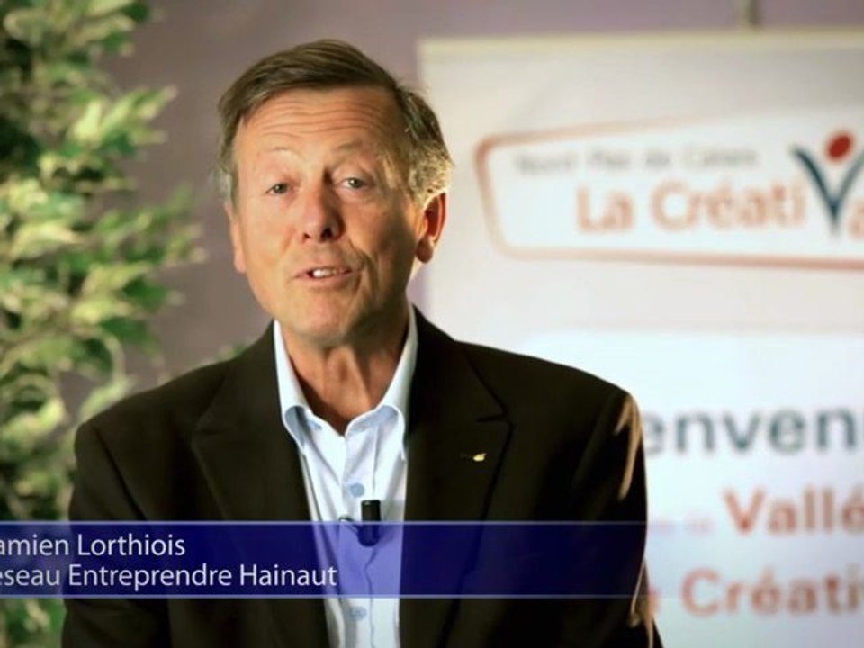 Damien Lorthiois et le réseau Entreprendre Hainaut