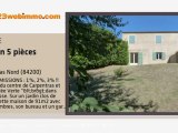 A vendre - maison - Carpentras Nord (84200) - 5 pièces - 91