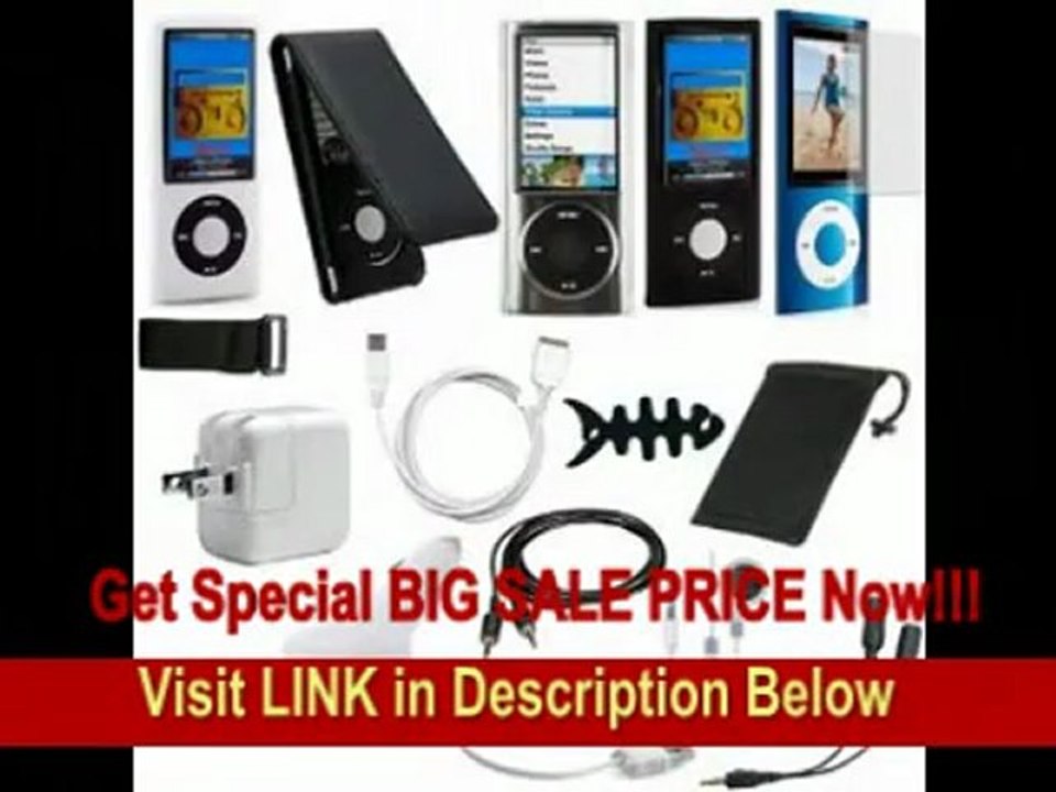[BEST BUY] **15-Item SUPER ACCESSORY BUNDLE ** for Apple iPod Nano 5G 5th Gen Generation 8GB 16GB