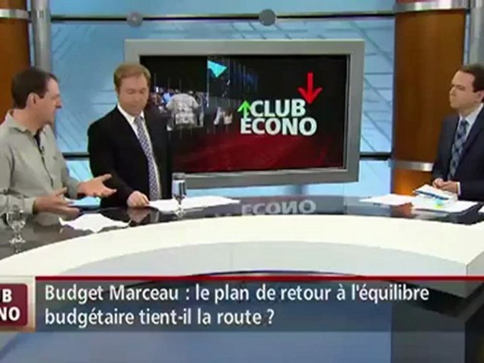 RDI Économie - Club écono sur le budget Marceau