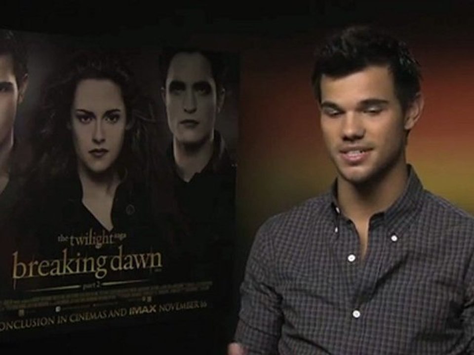 Taylor Lautner Interview -- The Twilight Saga: Breaking Dawn - Part 2