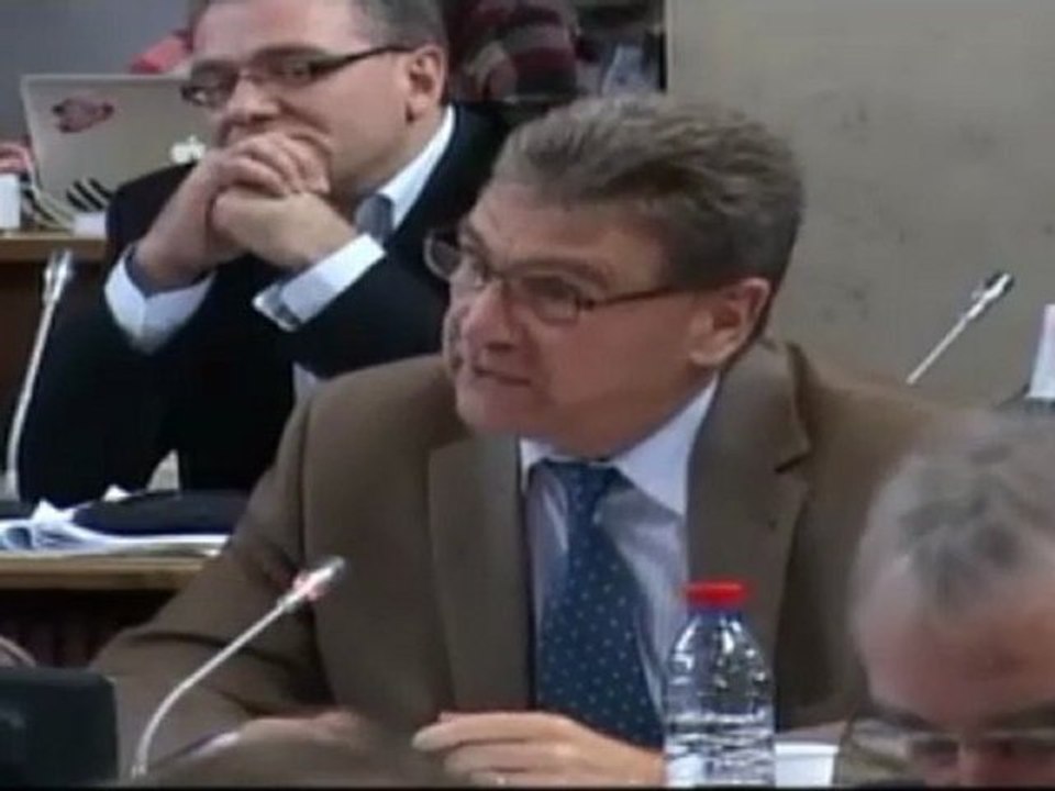 Jean-Claude ROBERT. Intervention lors du Débat d'Orientations Budgétaires 2013. 23 novembre 2012