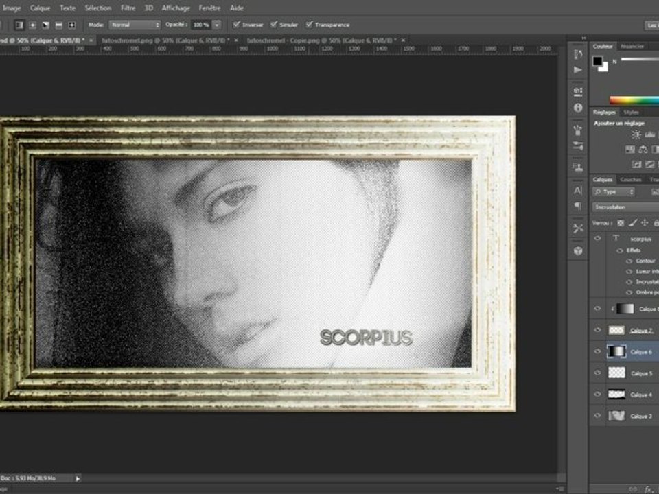 Tutoriel créer un effet émulsion liquide(CS6)