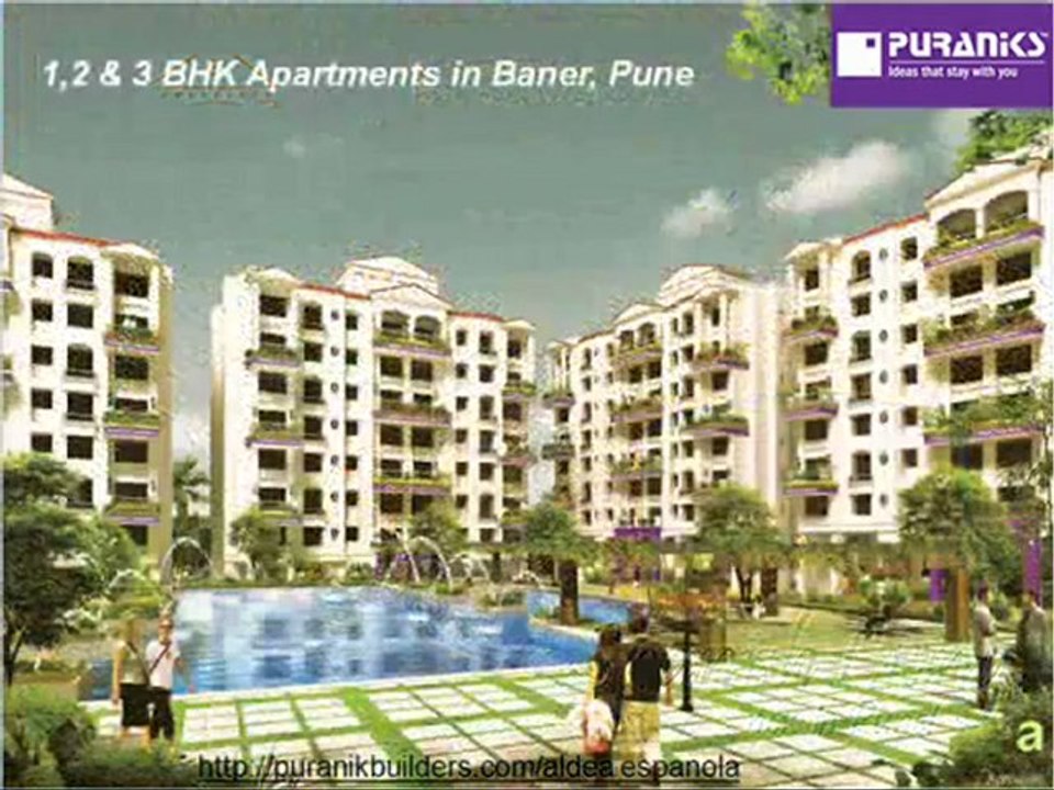 Aldea Espanola - Puranik Builders offers 2 – 3 BHK luxury apartments and 3 & 4 BHK luxury Villas in Baner