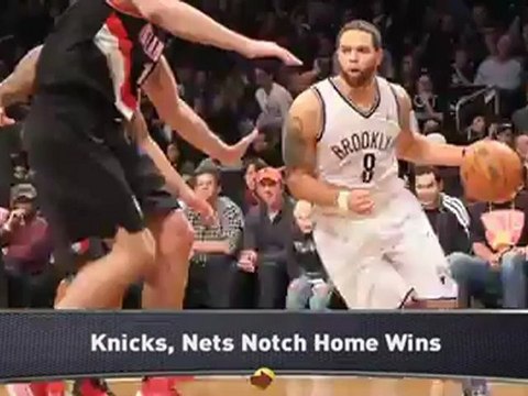 Nets Defeat Blazers; Knicks 6-0 at MSG