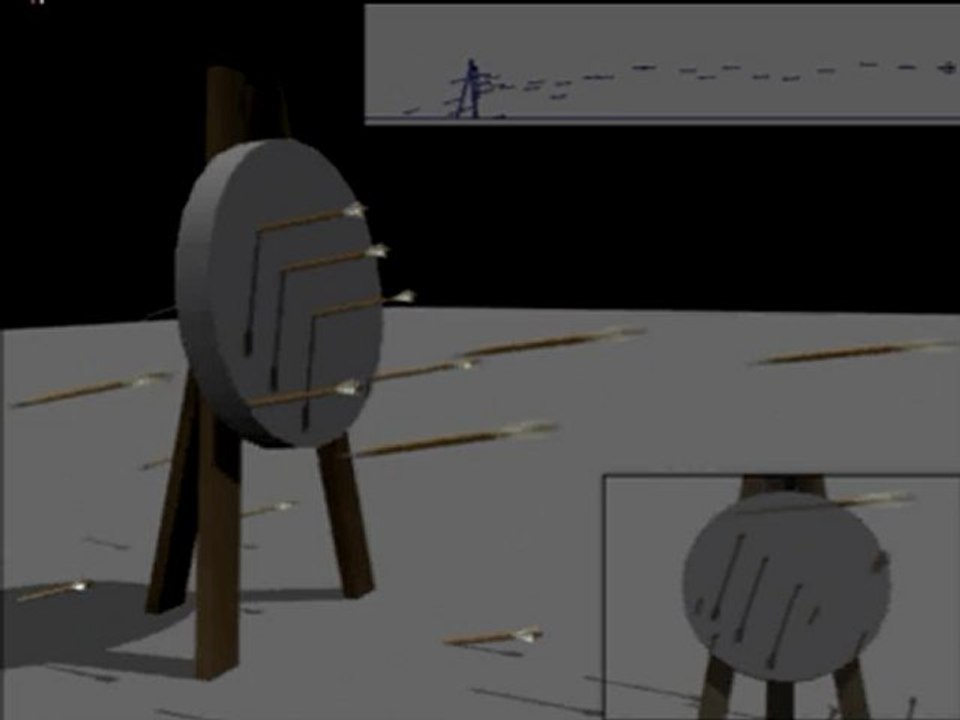 particules-flèches et collision