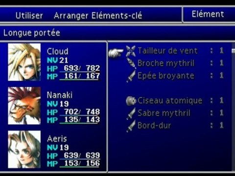 Final Fantasy VII [18] voyage a bord