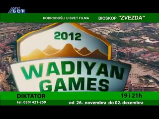 Repertoar bioskopa "Zvezda" Bor od 26. novembar do 02. decembra 2012.