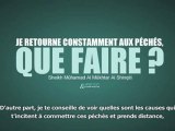 Je retourne constamment aux péchés, que faire