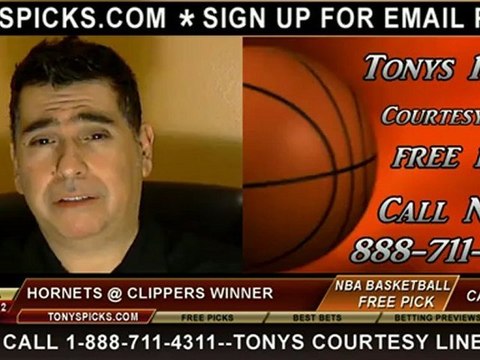 New Orleans Hornets versus LA Clippers Pick Prediction NBA Pro Basketball Odds Preview 11-26-2012