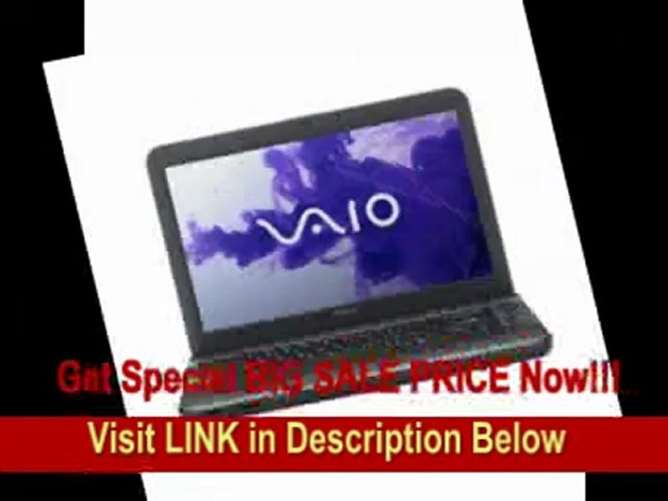 [BEST BUY] Sony VAIO VPCEG34FX/B 14-Inch Laptop (Black)