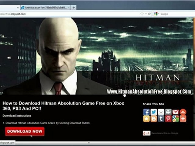 How To Download Hitman Absolution Game Crack For Free - Tutorial.