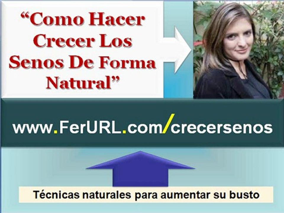 Como hacer crecer los senos de forma natural y segura | Como agrandar los senos