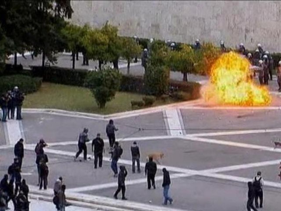 Affrontements à Athènes