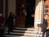 Assange à la sortie du tribunal