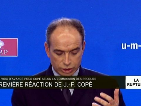 UMP : Jean-François Copé proclamé vainqueur
