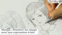 Manga : Dessiner un personnage triste - HD