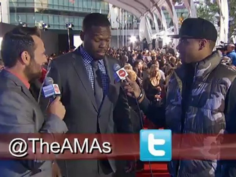 50 Cent Red Carpet Interview AMA 2012