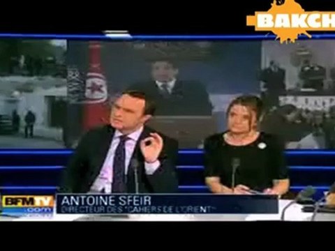 double discours d'Antoine Sfeir sur la Tunisie