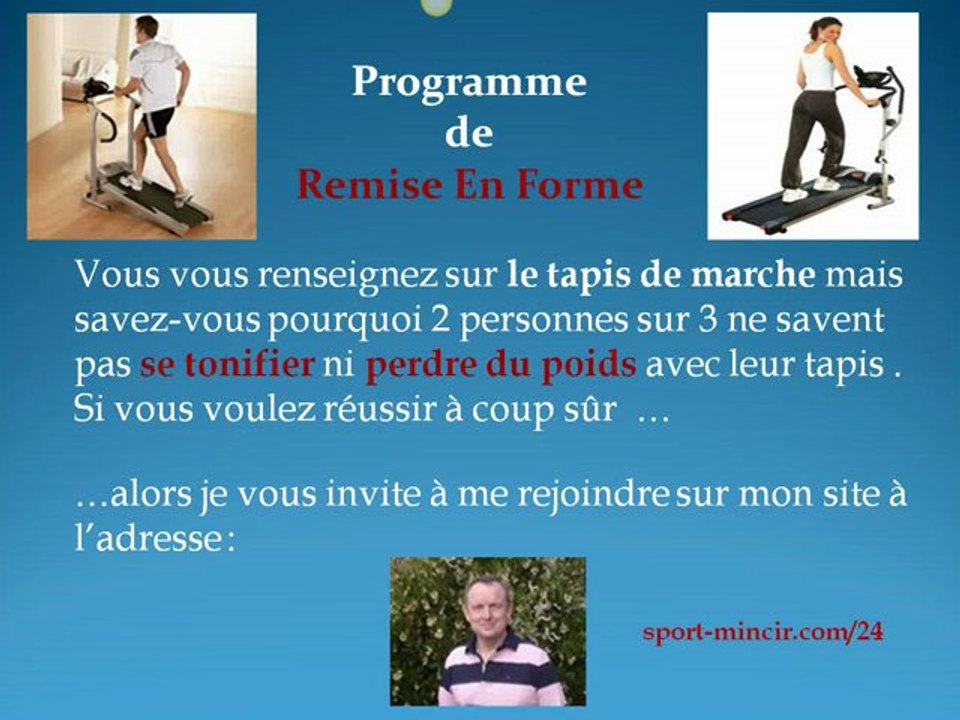 Tapis de marche energetics power run 4.0