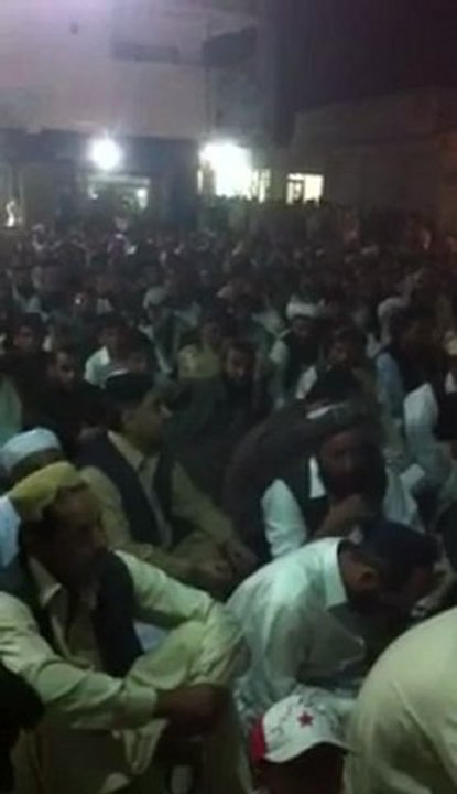 Agha Jaffar of PTI Baluchstan  Speech in Huramzai all parties Protest.