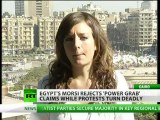 Tahrir Battleground: Protest over Morsi 'power grab' turns deadly