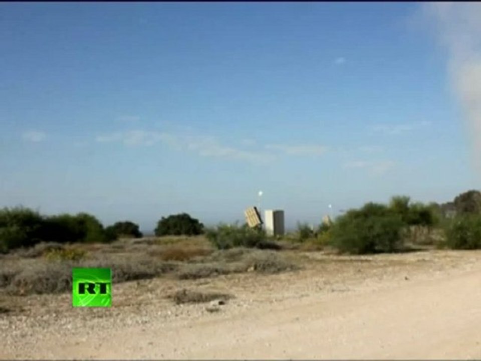 Rare video: Hamas rockets intercepted by Israel's Iron Dome