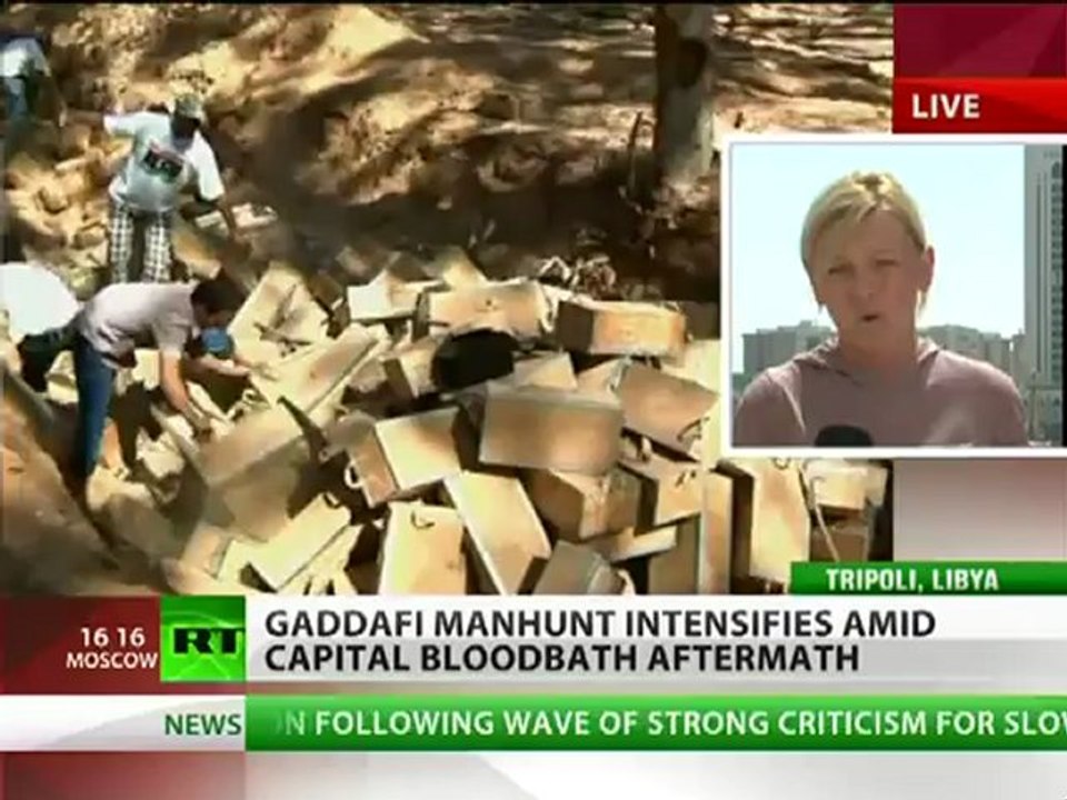 RT in Tripoli: It feels rebels only people left in Libya