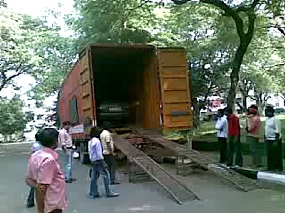 FORD FISTA CAR LOADING BY C L S PACKERS & MOVERS 9835117420