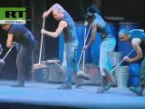 STOMP turns Moscow noise into music