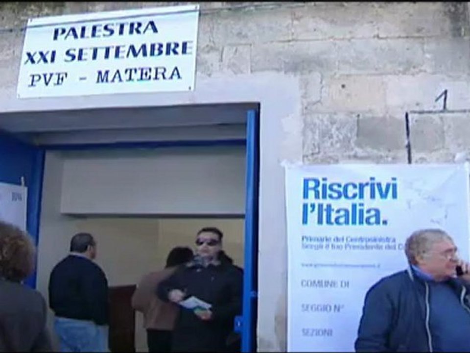 PRIMARIE LUCANE: COM'E' ANDATA MATERA  26-11-2012