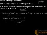Trigonometric Ratios, IIT JEE Solutions, Maths Study Material