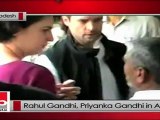 Rahul Gandhi, Priyanka Gandhi visit Amethi