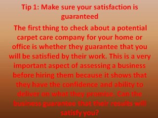 3 Tips for Hiring Carpet Service Professionals