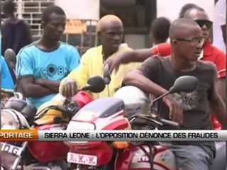Sierra Leone: L’opposition dénonce des fraudes