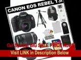 [SPECIAL DISCOUNT] Canon EOS Rebel T3i Digital SLR Camera Body & EF-S 18-55mm IS II Lens with 55-250mm IS Lens   16GB Card   .45x Wide Angle & 2x Telephoto Lenses   Tripod   Case   Battery   Remote   (2) Filters   Acces