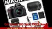 [BEST BUY] Nikon D3100 Digital SLR Camera & 18-55mm VR + 55-200mm VR Lens with 16GB Card + Filters + Case + Tripod + Accessory Kit