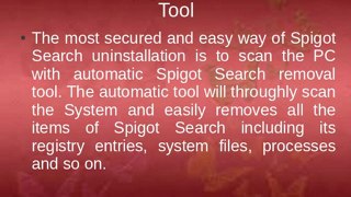 Delete Spigot Search - Quickly Remove Computer Infectionq