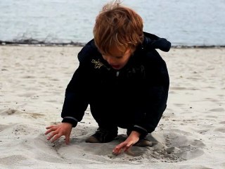 Child playing outside - Free HD stock footage