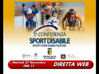 3a Conferenza Sport Disabile in DIRETTA WEB