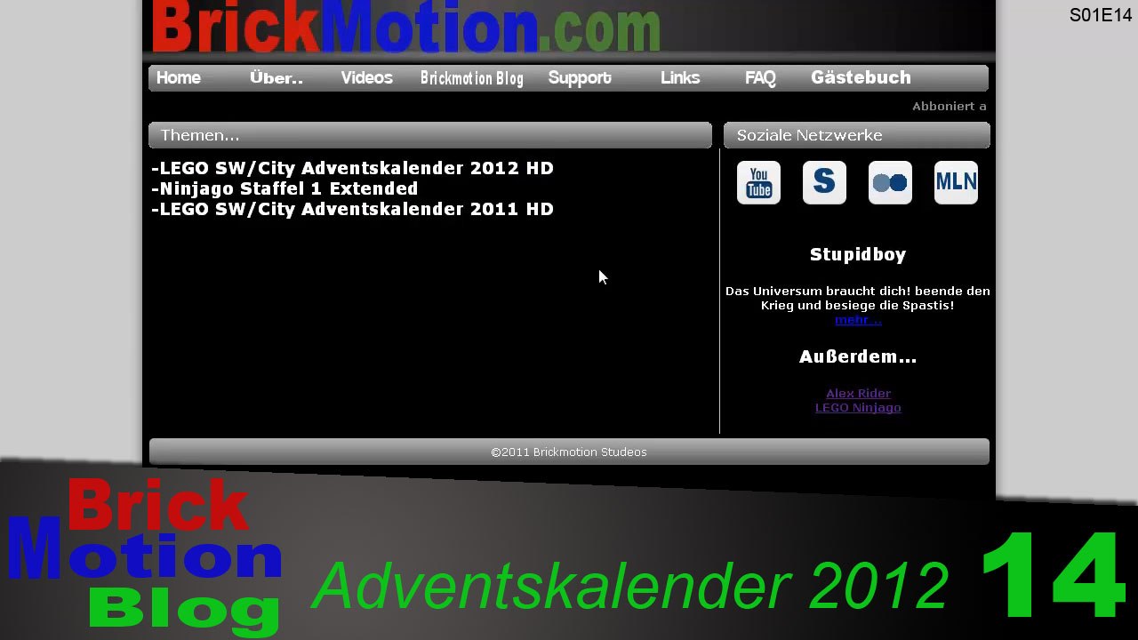 Brickmotion Blog 14: Adventskalender 2012